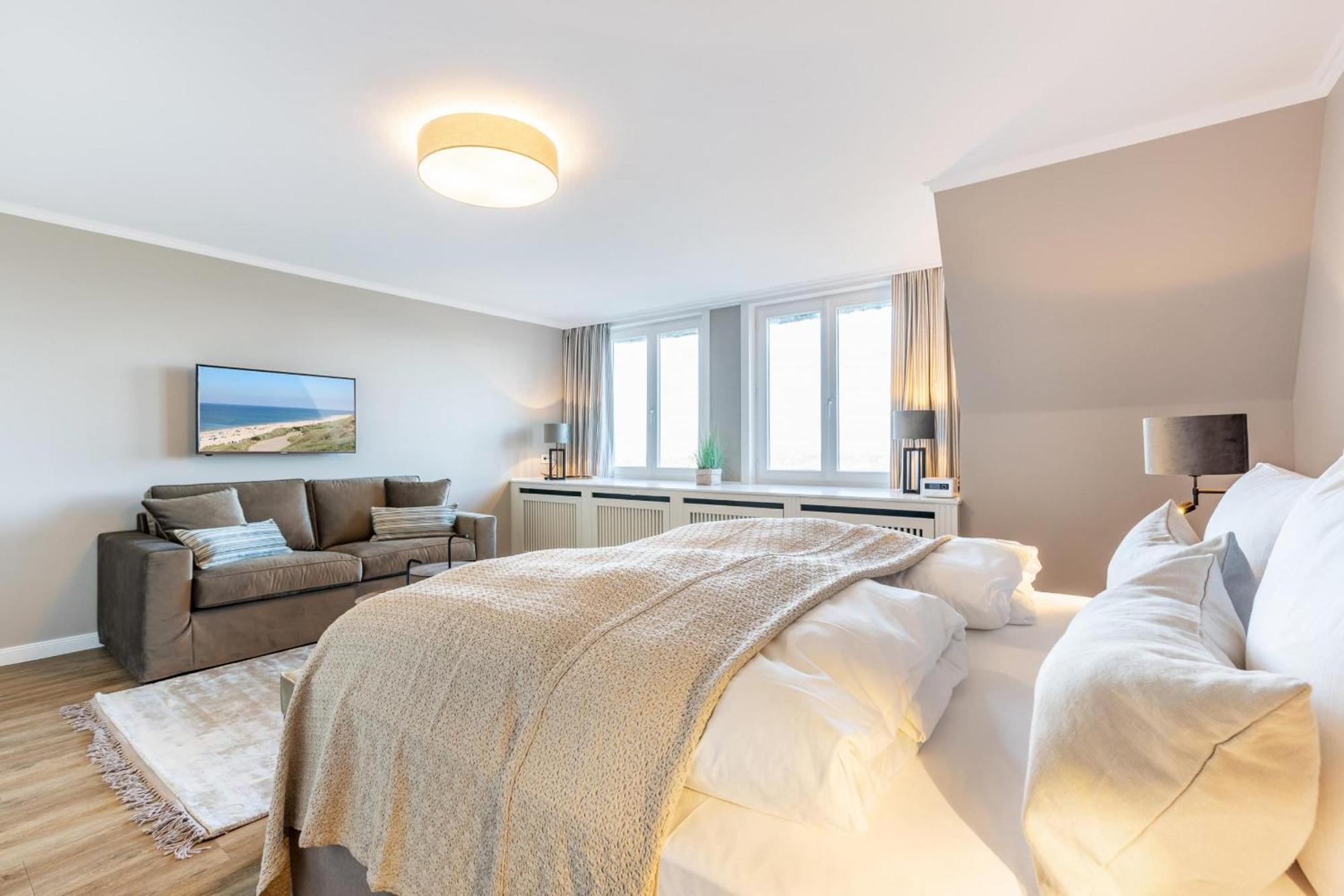 Ferienwohnung Kliffsand 17 Urlauben Unter Reet Mit Meerblick In Kampen, Sylt Eksteriør billede